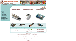 Desktop Screenshot of magneticsensorsystems.com